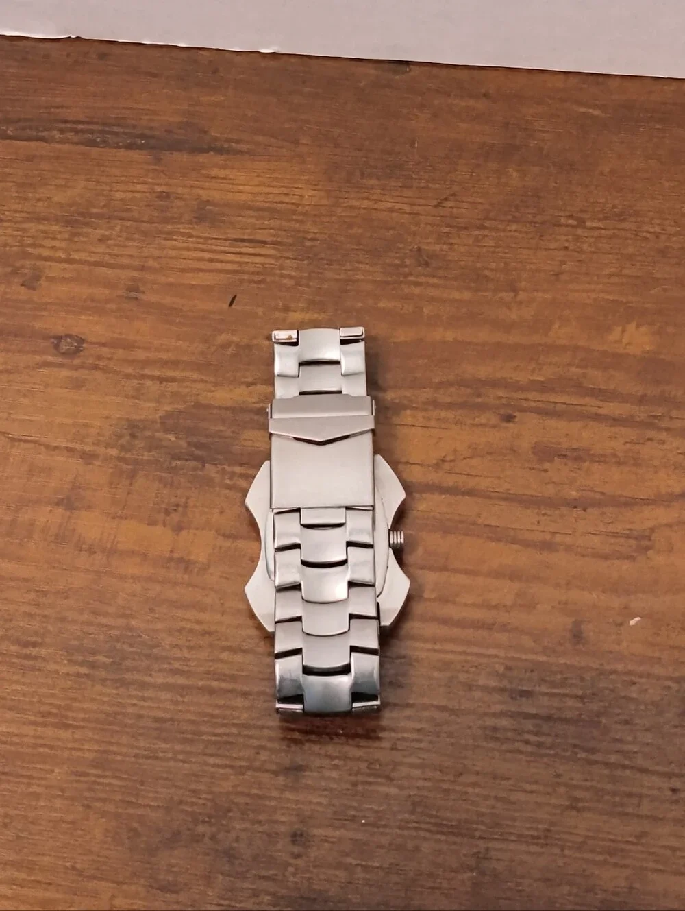 FastTrack Uniquely Shaped Stainless Steel Men's Watch - New Battery